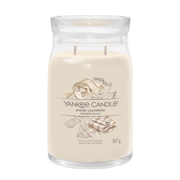 Signature Large Jar 2-Docht - Warm Cashmere